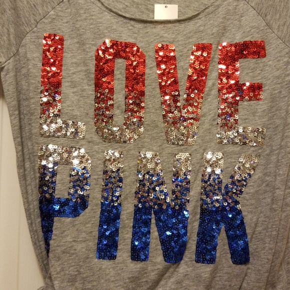 Victoria secret t-shirt w/bling 3 - Picture 2 of 2